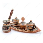 2 Kişilik Bakır Fincan Seti