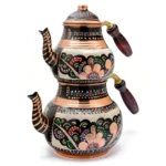 Bakır İkili Çaydanlık