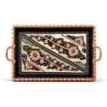 Bakır Dikdörtgen Servis Tepsisi