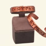 Bakır Bileklik Türk Yazılı (Göktürkçe)