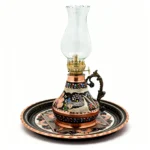 Bakır Gaz Lambası, Tepsili Set
